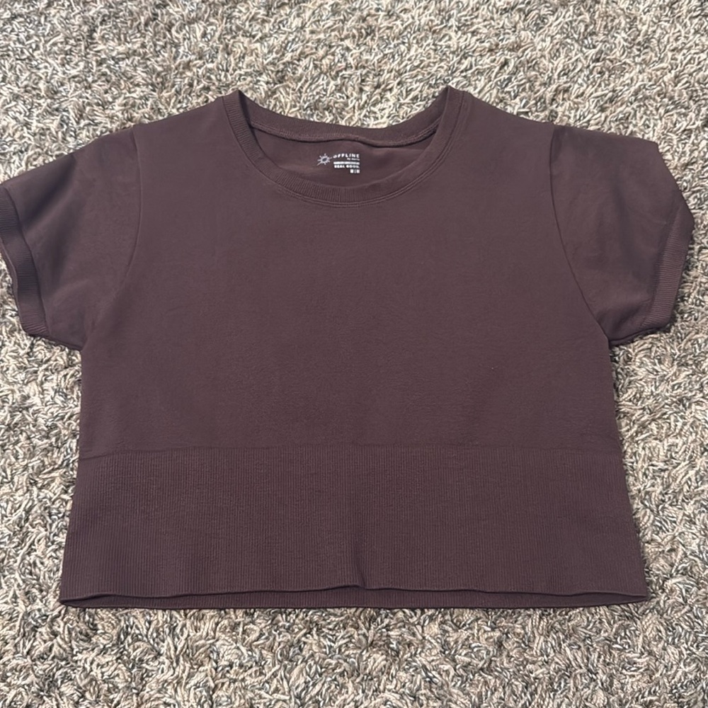 aerie brown top